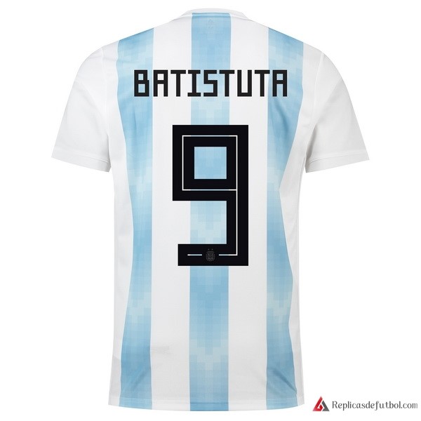 Camiseta Seleccion Argentina Batistuta Primera equipación 2018 Blanco